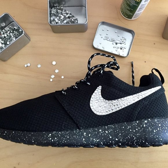 Custom Bling Nike Running Sneaker Sport Shoes D1 - Picture 4 of 8